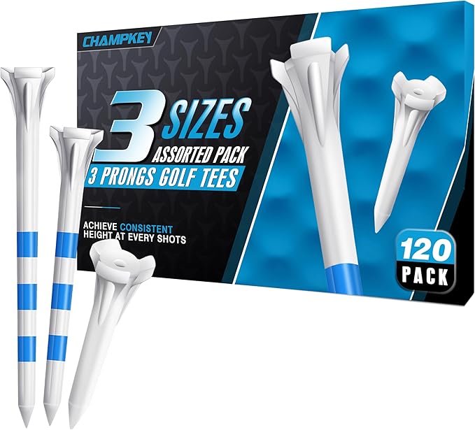 Professional 3 Prongs Golf Tees 120 Pack