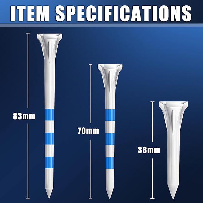 Professional 3 Prongs Golf Tees 120 Pack