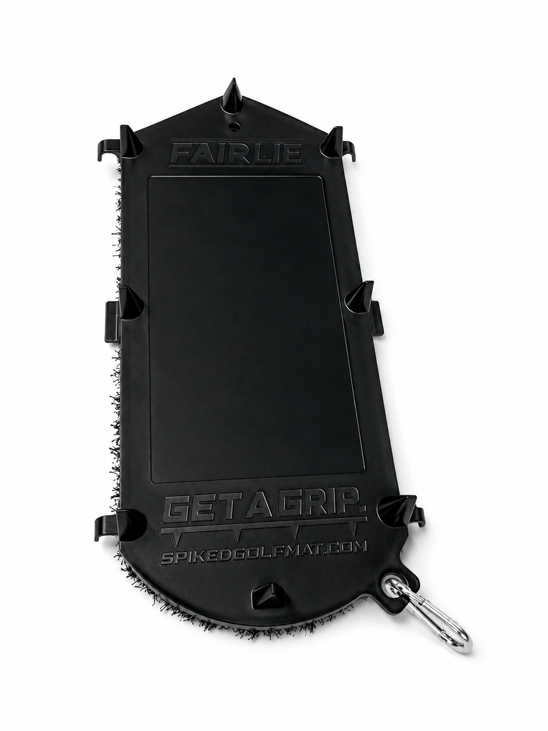 Multi Spiked Golf Mat With Integrated Clips for Alignment Sticks