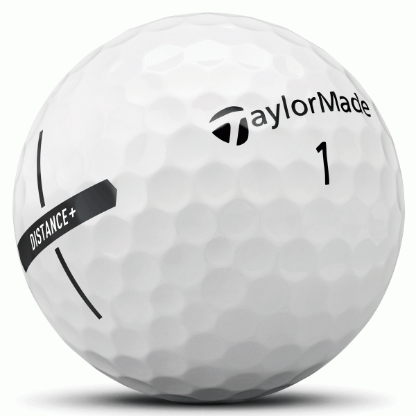 TAYLORMADE DISTANCE+ GOLF BALLS – WHITE - DOZEN