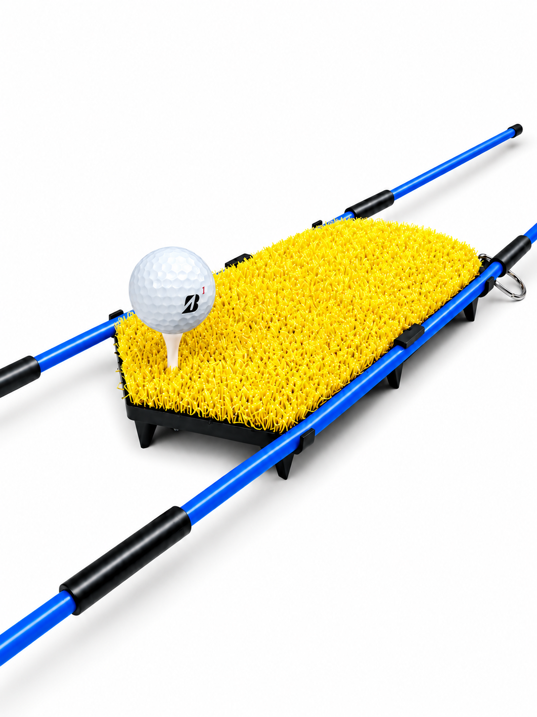 LIMITED EDITION Multi Spiked Golf Mat With Integrated Clips for Alignment Sticks