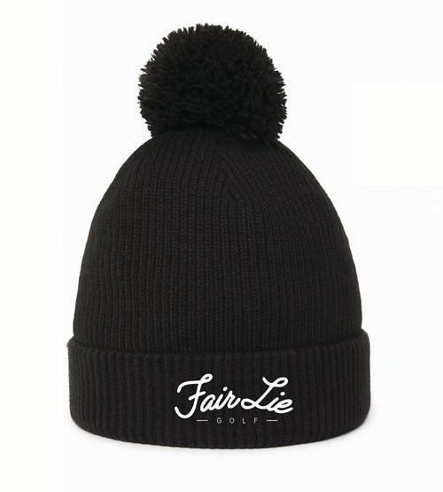 Black Pom Hat